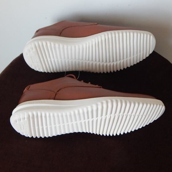 NEW Men's Cole Haan Grand Plus Modern Craft British Tan C36935 LACE-Up Shoes 8½ - Picture 5 of 7